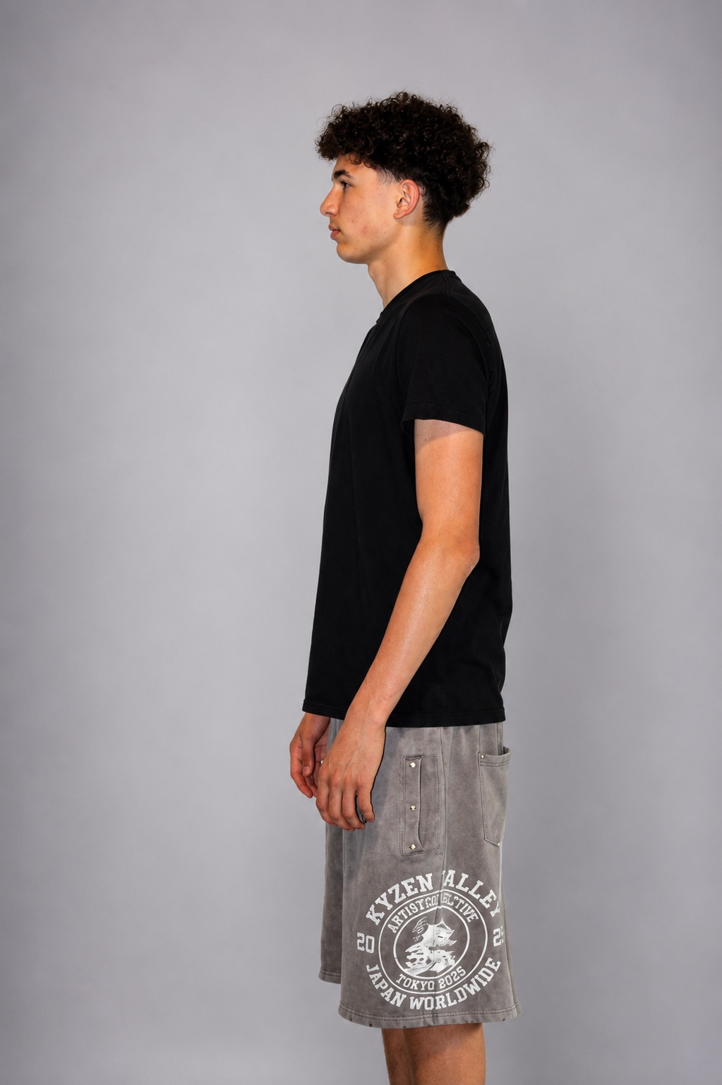Grey Kyzen "Japanese Culture" Sweat Shorts